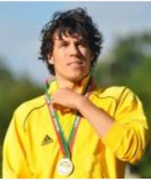 Rado with a medal at the Polish Championships